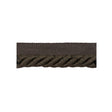 BRUNSCHWIG & FILS T8012108.818.0 COEUR CABLE-L CHARCOAL TRIM - Eade's Wallpaper