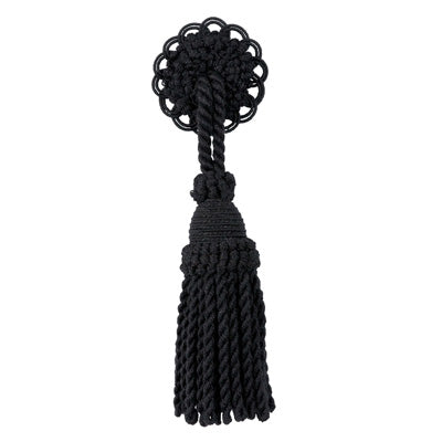 BRUNSCHWIG & FILS T8012110.8.0 COEUR TASSEL-RO BLACK TRIM - Eade's Wallpaper