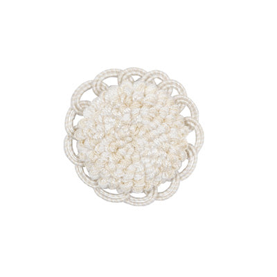 BRUNSCHWIG & FILS T8012113.16.0 COEUR ROSETTE CREAM TRIM - Eade's Wallpaper