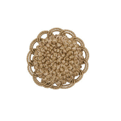 BRUNSCHWIG & FILS T8012113.166.0 COEUR ROSETTE STRAW TRIM - Eade's Wallpaper
