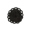 BRUNSCHWIG & FILS T8012113.8.0 COEUR ROSETTE BLACK TRIM - Eade's Wallpaper