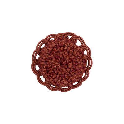 BRUNSCHWIG & FILS T8012113.924.0 COEUR ROSETTE BRICK TRIM - Eade's Wallpaper