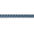 BRUNSCHWIG & FILS T8012517.5.0 SOIE GIMP CANTON BLUE TRIM - Eade's Wallpaper
