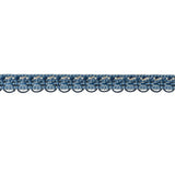 BRUNSCHWIG & FILS T8012517.5.0 SOIE GIMP CANTON BLUE TRIM - Eade's Wallpaper
