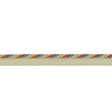 BRUNSCHWIG & FILS T8012525.517.0 SOIE CORD PETITE BLUE MULTI TRIM - Eade's Wallpaper