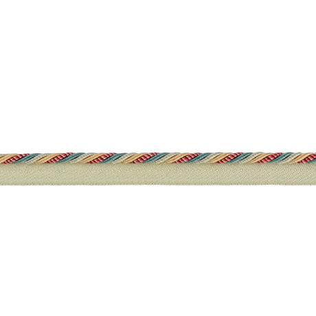 BRUNSCHWIG & FILS T8012525.517.0 SOIE CORD PETITE BLUE MULTI TRIM - Eade's Wallpaper