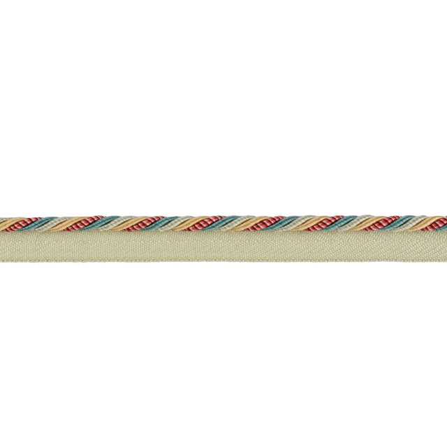 BRUNSCHWIG & FILS T8012525.517.0 SOIE CORD PETITE BLUE MULTI TRIM - Eade's Wallpaper
