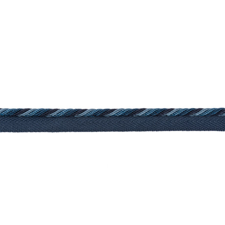 BRUNSCHWIG & FILS T8012525.55.0 SOIE CORD PETITE SAPPHIRE TRIM - Eade's Wallpaper