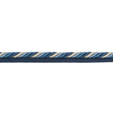 BRUNSCHWIG & FILS T8012526.5.0 SOIE CORD CANTON BLUE TRIM - Eade's Wallpaper