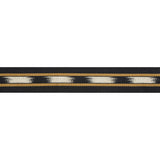 BRUNSCHWIG & FILS T8017101.48.0 LE IKAT TAPE BLACK/GOLD TRIM - Eade's Wallpaper