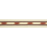 BRUNSCHWIG & FILS T8017101.9.0 LE IKAT TAPE RED TRIM - Eade's Wallpaper