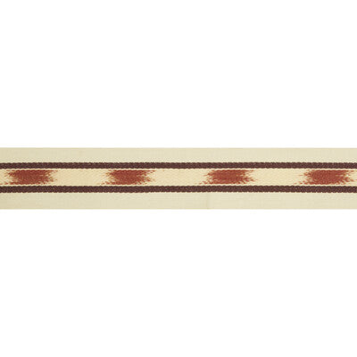 BRUNSCHWIG & FILS T8017101.9.0 LE IKAT TAPE RED TRIM - Eade's Wallpaper