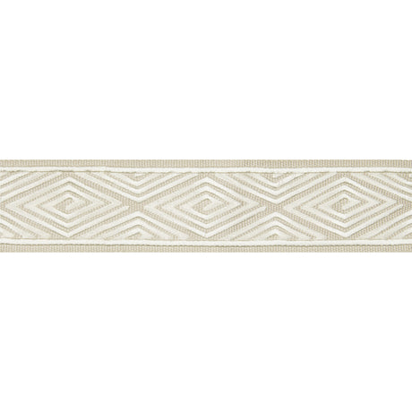 BRUNSCHWIG & FILS T8017102.101.0 LABYRINTHE TAPE IVORY TRIM - Eade's Wallpaper