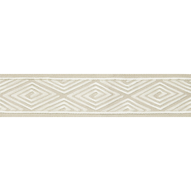 BRUNSCHWIG & FILS T8017102.101.0 LABYRINTHE TAPE IVORY TRIM - Eade's Wallpaper