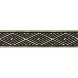 BRUNSCHWIG & FILS T8017102.8.0 LABYRINTHE TAPE BLACK TRIM - Eade's Wallpaper