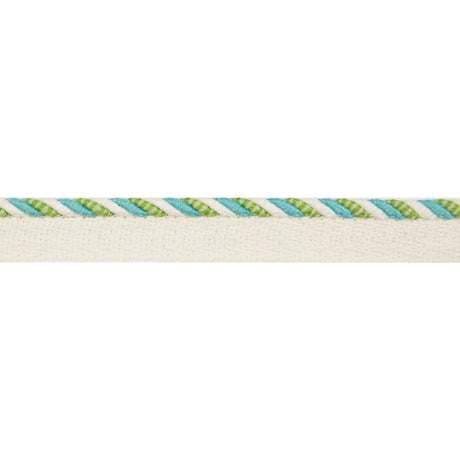 BRUNSCHWIG & FILS T8017111.133.0 CARIMAR CORD LAGOON TRIM - Eade's Wallpaper