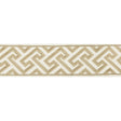 BRUNSCHWIG & FILS T8019100.116.0 SANCHI TAPE BEIGE TRIM - Eade's Wallpaper