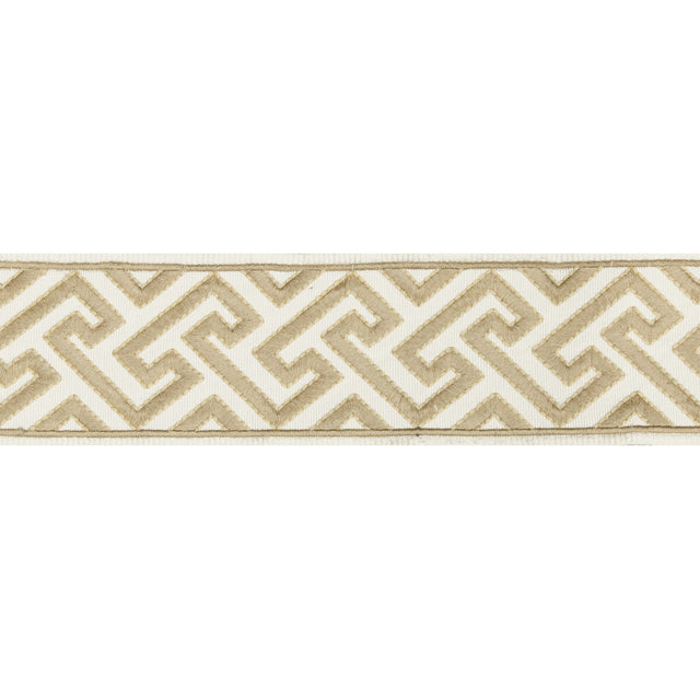 BRUNSCHWIG & FILS T8019100.116.0 SANCHI TAPE BEIGE TRIM - Eade's Wallpaper