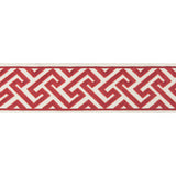 BRUNSCHWIG & FILS T8019100.19.0 SANCHI TAPE RED TRIM - Eade's Wallpaper