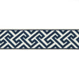 BRUNSCHWIG & FILS T8019100.50.0 SANCHI TAPE INDIGO TRIM - Eade's Wallpaper