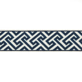 BRUNSCHWIG & FILS T8019100.50.0 SANCHI TAPE INDIGO TRIM - Eade's Wallpaper