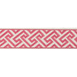 BRUNSCHWIG & FILS T8019100.7.0 SANCHI TAPE PINK TRIM - Eade's Wallpaper