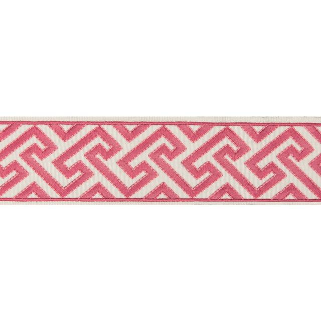 BRUNSCHWIG & FILS T8019100.7.0 SANCHI TAPE PINK TRIM - Eade's Wallpaper
