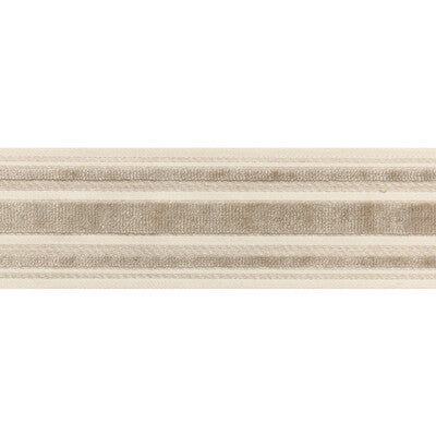 BRUNSCHWIG & FILS T8019101.11.0 CANTON TAPE PEBBLE TRIM - Eade's Wallpaper