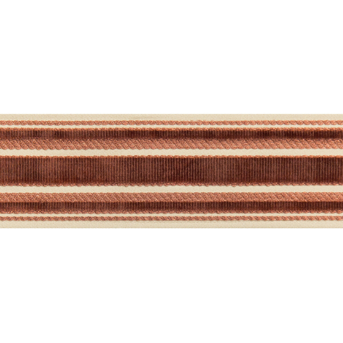 BRUNSCHWIG & FILS T8019101.24.0 CANTON TAPE SPICE TRIM - Eade's Wallpaper