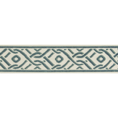 BRUNSCHWIG & FILS T8019102.13.0 PAILOU TAPE TEAL TRIM - Eade's Wallpaper