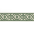 BRUNSCHWIG & FILS T8019102.33.0 PAILOU TAPE EVERGREEN TRIM - Eade's Wallpaper