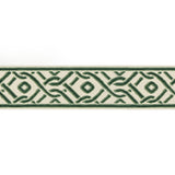 BRUNSCHWIG & FILS T8019102.33.0 PAILOU TAPE EVERGREEN TRIM - Eade's Wallpaper
