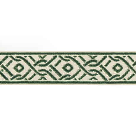 BRUNSCHWIG & FILS T8019102.33.0 PAILOU TAPE EVERGREEN TRIM - Eade's Wallpaper