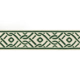 BRUNSCHWIG & FILS T8019102.33.0 PAILOU TAPE EVERGREEN TRIM - Eade's Wallpaper