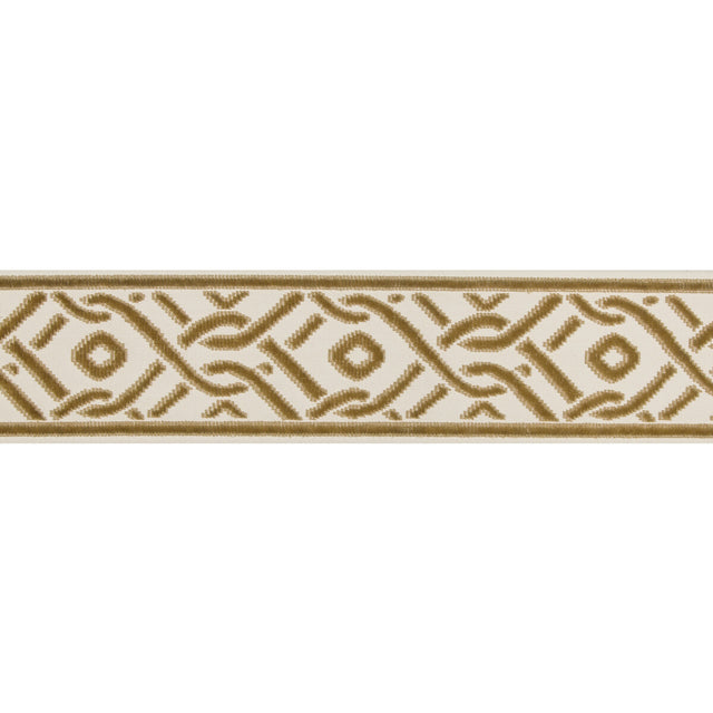 BRUNSCHWIG & FILS T8019102.4.0 PAILOU TAPE GOLD TRIM - Eade's Wallpaper