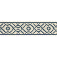 BRUNSCHWIG & FILS T8019102.5.0 PAILOU TAPE BLUE TRIM - Eade's Wallpaper