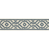 BRUNSCHWIG & FILS T8019102.5.0 PAILOU TAPE BLUE TRIM - Eade's Wallpaper