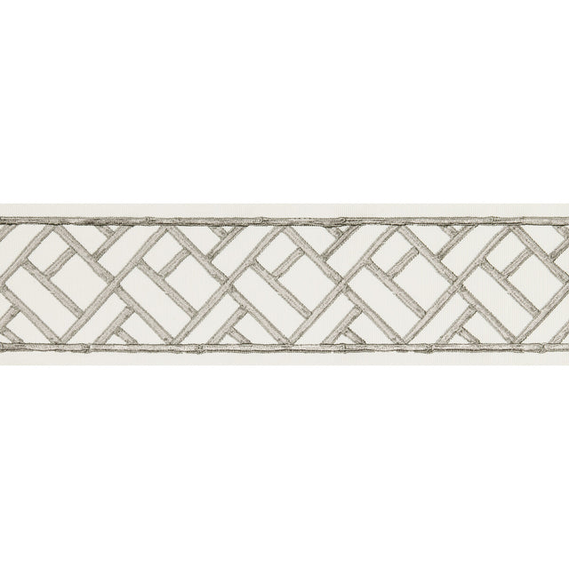 BRUNSCHWIG & FILS T8019103.11.0 TORANA TAPE GREY TRIM - Eade's Wallpaper