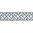 BRUNSCHWIG & FILS T8019103.5.0 TORANA TAPE BLUE TRIM - Eade's Wallpaper
