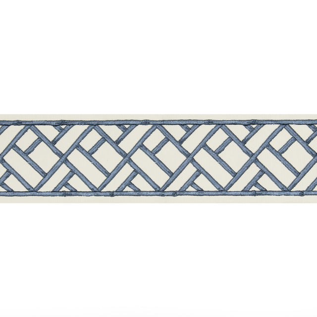BRUNSCHWIG & FILS T8019103.5.0 TORANA TAPE BLUE TRIM - Eade's Wallpaper