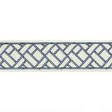 BRUNSCHWIG & FILS T8019103.5.0 TORANA TAPE BLUE TRIM - Eade's Wallpaper