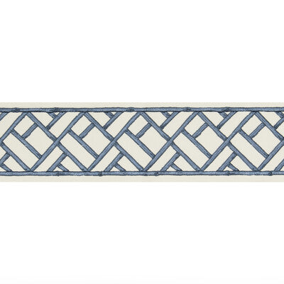 BRUNSCHWIG & FILS T8019103.5.0 TORANA TAPE BLUE TRIM - Eade's Wallpaper