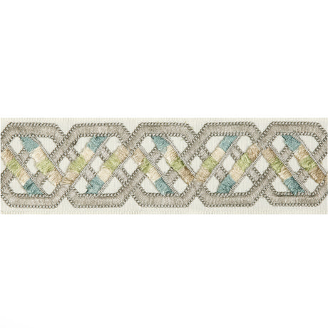 BRUNSCHWIG & FILS T8019104.11.0 LORIYAN TAPE GREY TRIM - Eade's Wallpaper