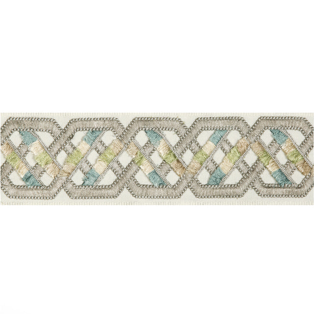 BRUNSCHWIG & FILS T8019104.11.0 LORIYAN TAPE GREY TRIM - Eade's Wallpaper