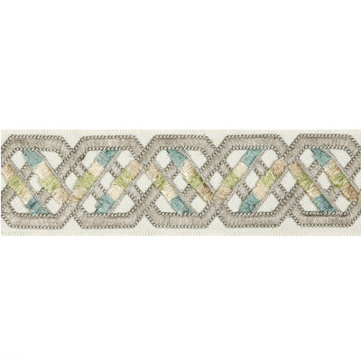 BRUNSCHWIG & FILS T8019104.11.0 LORIYAN TAPE GREY TRIM - Eade's Wallpaper