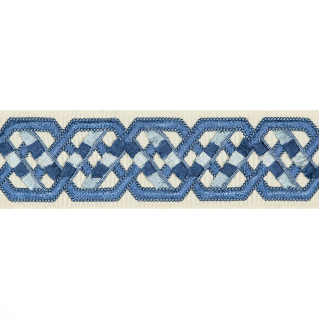BRUNSCHWIG & FILS T8019104.5.0 LORIYAN TAPE DELFT TRIM - Eade's Wallpaper