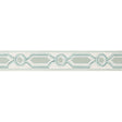 BRUNSCHWIG & FILS T8019105.13.0 GANDEN TAPE AQUA TRIM - Eade's Wallpaper