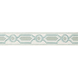 BRUNSCHWIG & FILS T8019105.13.0 GANDEN TAPE AQUA TRIM - Eade's Wallpaper