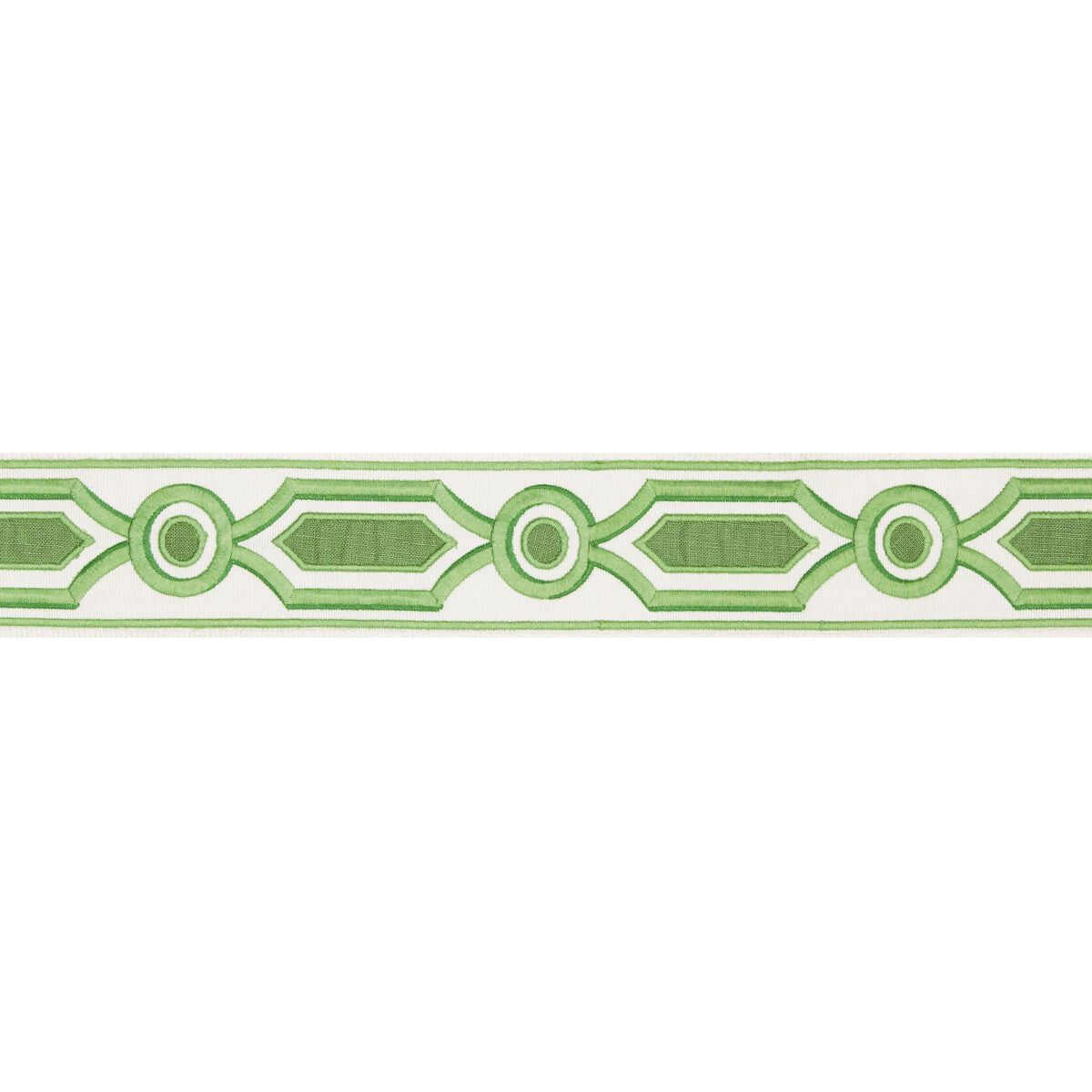 BRUNSCHWIG & FILS T8019105.3.0 GANDEN TAPE GREEN TRIM - Eade's Wallpaper