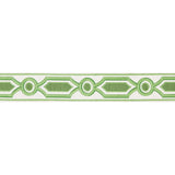 BRUNSCHWIG & FILS T8019105.3.0 GANDEN TAPE GREEN TRIM - Eade's Wallpaper